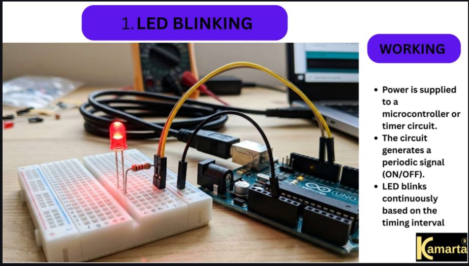 LED Blinking Pulse Generator Kit