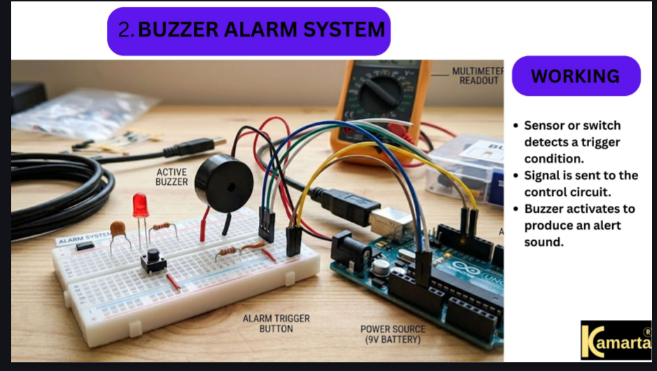 Buzzer Alarm Trigger System